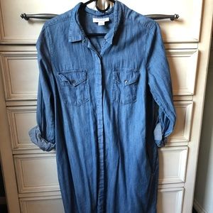 Jean maternity dress